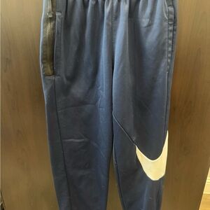 Nike Navy Sweatpants with White Swoosh